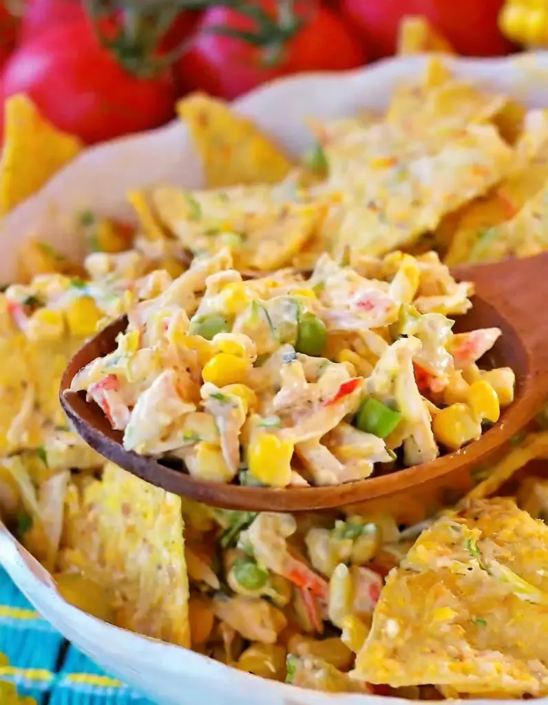 Crunchy Corn Salad with Fritos Chips