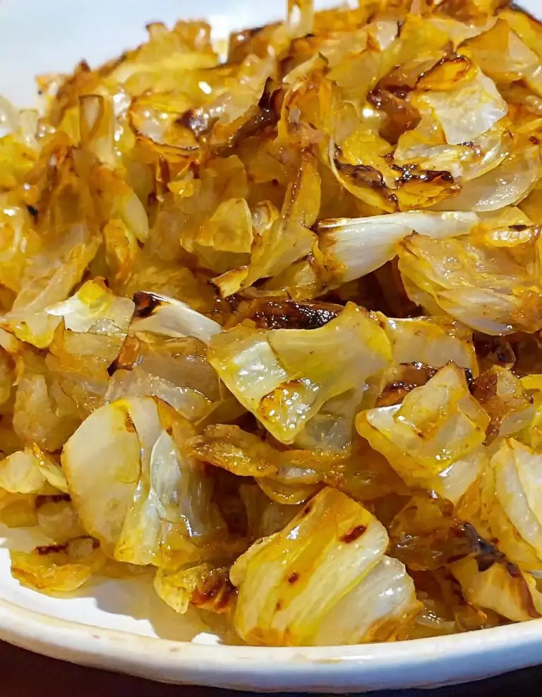Fried Caramelized Cabbage And Onions