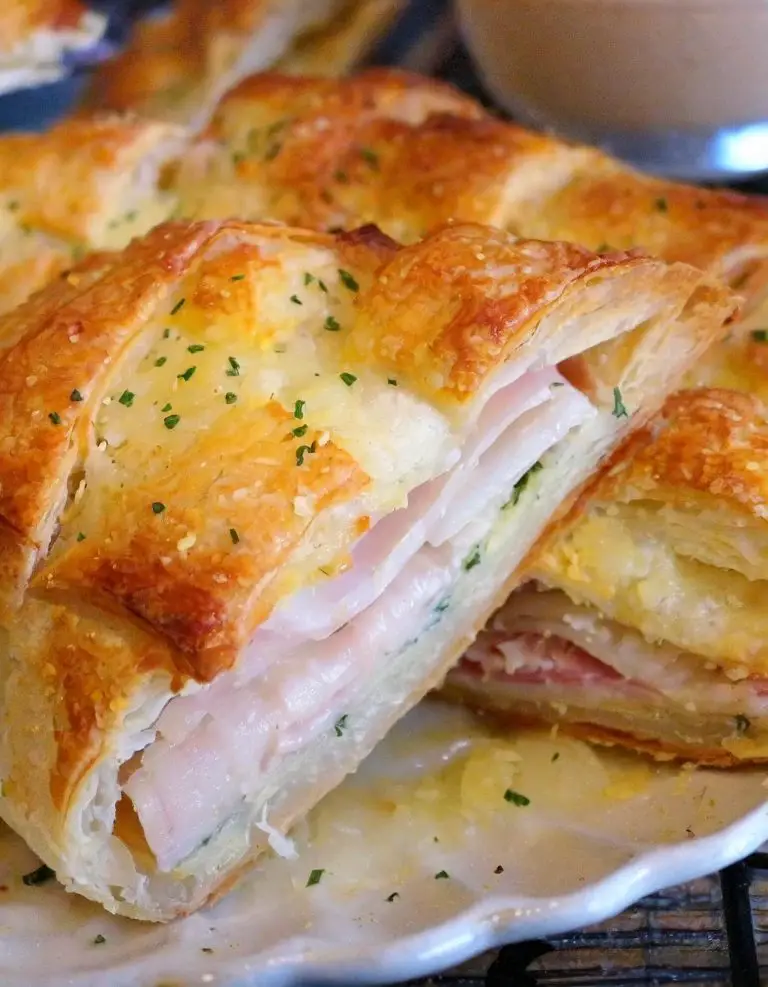 Ham and Cheese Puff Pastry Melt