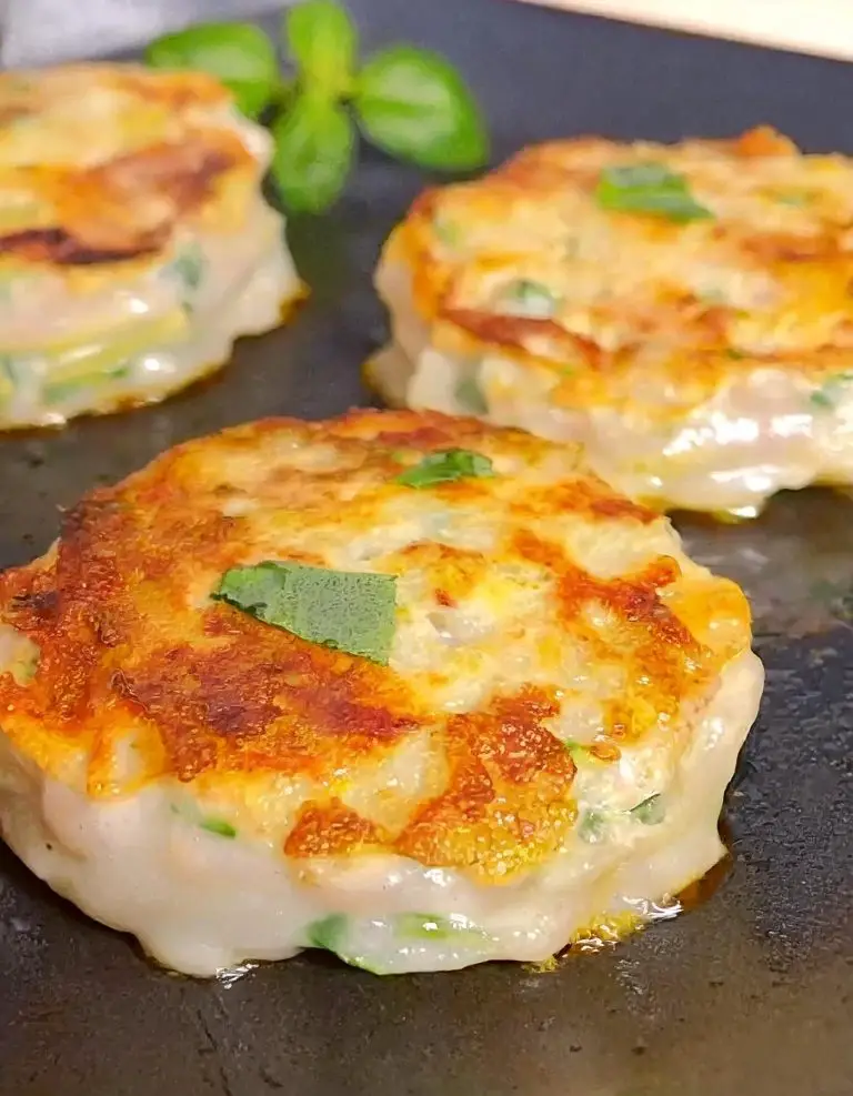 Mashed Potato Patties with Cheese
