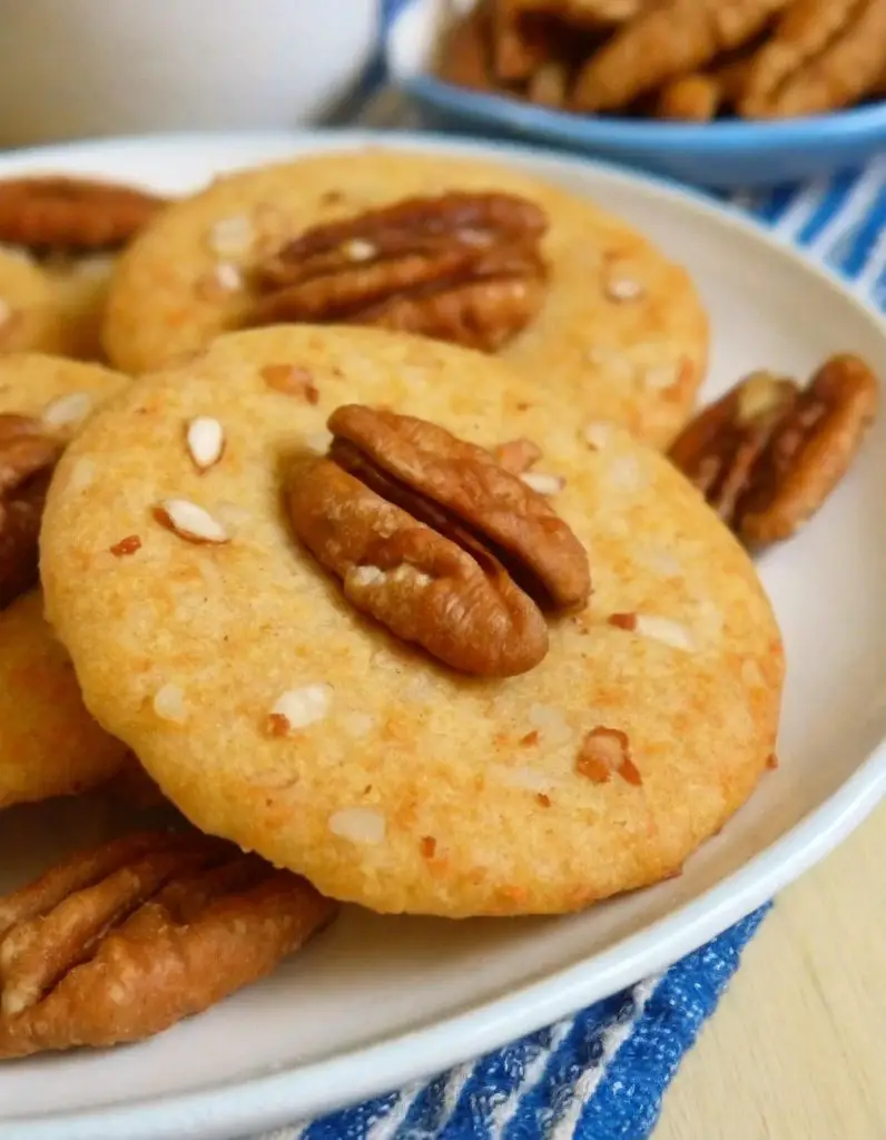 Southern Pecan Cheese Wafers