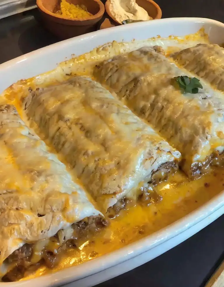 Tex-Mex Beef Enchiladas