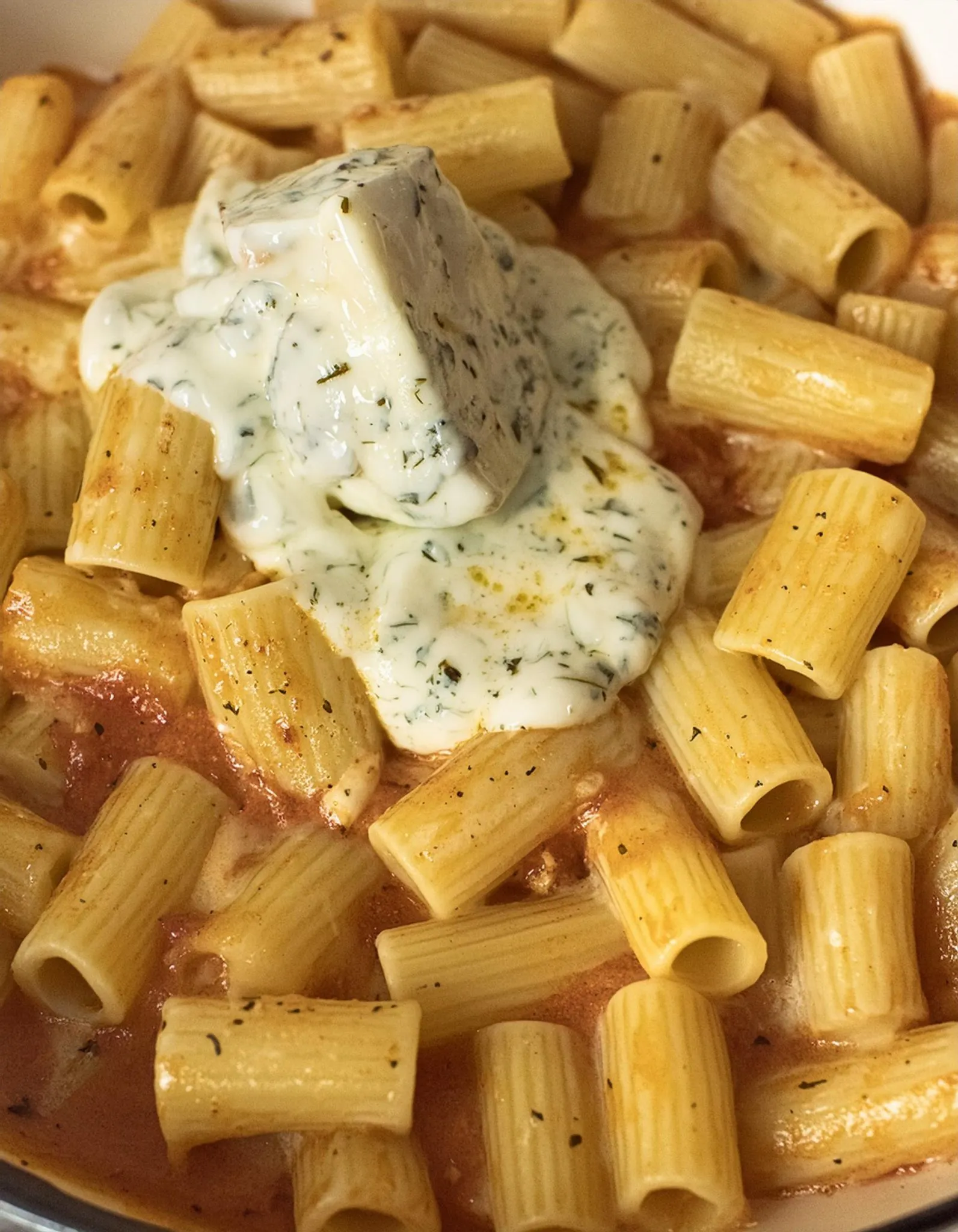 Creamy Rigatoni with Boursin Cheese